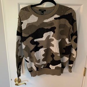 Camo sweater